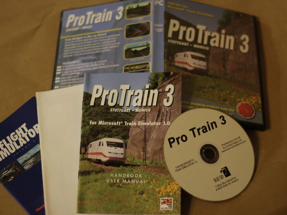 PROTRAIN 3 STUTTGART - MUNICH ~ MICROSOFT TRAIN SIMULATOR ADD-ON (A) - Image 1 of 1