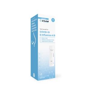 2San Dual Covid-19 & Influenza A/ B Rapid Antigen Test 5 Pack - Picture 1 of 3