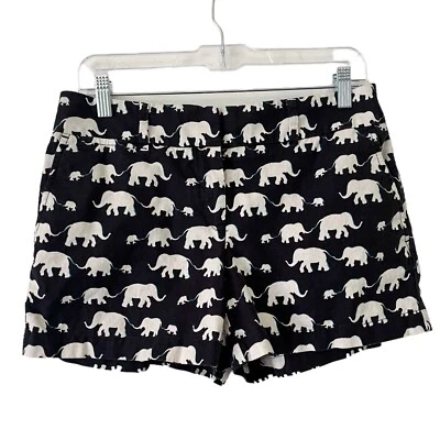 Pantalones Cortos Ann Taylor Loft The Riviera Mezcla de Lino Estampado Elefante Para Mujer Talla 2”  Foto 1 de 4