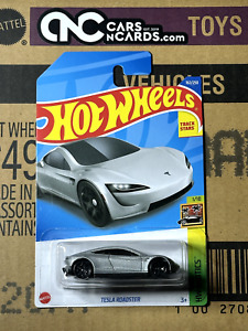 2022 Hot Wheels HW Exotics 1/10 Tesla Roadster Silver NIP