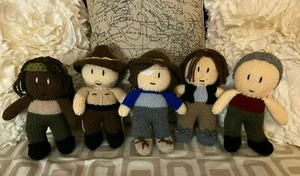 The Walking Dead handgestrickte Puppen Plüsch - Rick Michonne Carl Daryl Carol 9 Zoll hoch - Bild 1 von 8