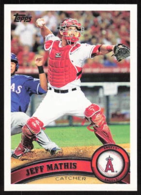 2011 Topps #474 Jeff Mathis Los Angeles Angels - Image 1 of 2