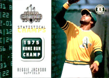 2003 Donruss Champions Reggie Jackson Statistical Champs #17 Oakland Athletics