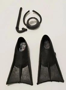 Vintage Hasbro GI Joe Tauchflossen, Tauchmaske und Schnorchel - Bild 1 von 4