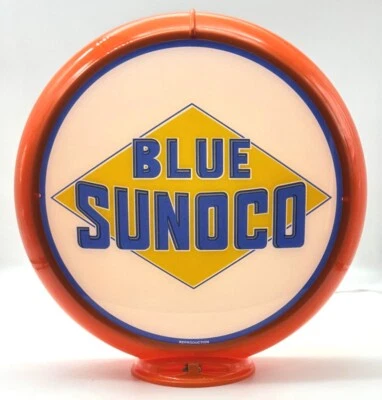 СИНИЙ SUNOCO 13,5 «газовый насос глобус - корабли полностью собраны - готовы для вашего насоса! - Изображение 1 из 4
