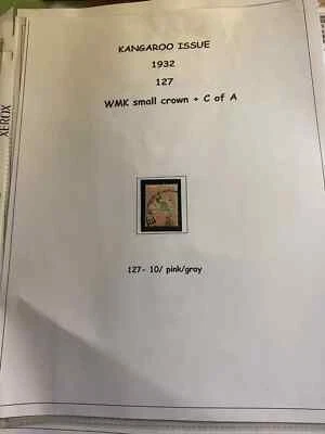 AUSTRALIA/PNG  COLLECTION ON STOCK PAGES   NICE  INCLUDES 10/-ROO LOOK ( B199) - Image 1 of 4