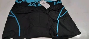 Men’s Baleaf Padded Butt Crotch Seat Cycling Underware Shorts Black 2XL Blue  - Picture 1 of 5