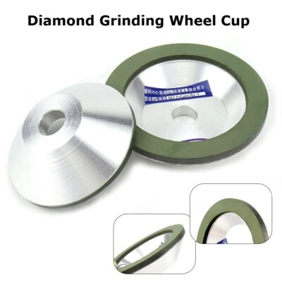 4" 5" 6" Diamond Grinding Wheel Cup Abrasive Disc for Carbide Metal Cutter Tool - Image 1 of 4