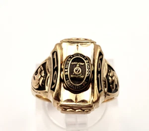 10K Herff Jones Ring massiv Gold 1961 Charleroi High School Class - Bild 1 von 6