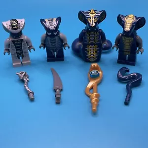 LEGO Ninjago Skales Mezmo Slithraa Rattla Minifigure 9555 9446 - Foto 1 di 6