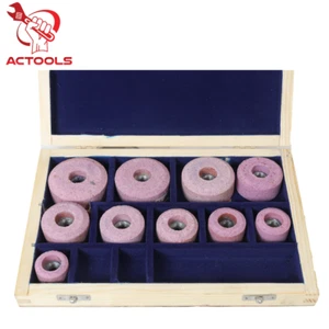 Valve Seat Grinding Stones Set Of 10 Pcs For Black & Decker Thread 9/16" - Picture 1 of 11