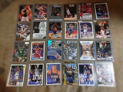 NBA Autographed Card Lot: *Kerr *Billups *Johnson *Gillam *Carroll & More! - Image 1 of 4