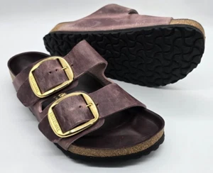Birkenstock Leather ARIZONA Big Buckle Lavender Blush (Purple) 41 Regular *RARE* - Picture 1 of 11