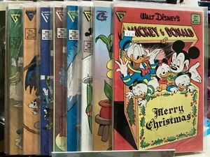 8 COMIC LOT WALT DISNEY'S MICKEY MOUSE DONALD DUCK GLADSTONE - Picture 1 of 9