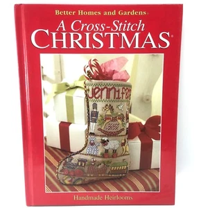 A Cross Stitch Christmas HANDMADE HEIRLOOMS 2002 Stockings Mug Cozy Pillows - Foto 1 di 12