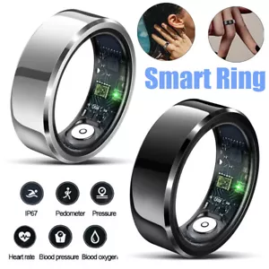 Smart Ring Schlaftracking tragbar Herzfrequenz Gesundheit Fitness Tracker wasserdicht - Bild 1 von 24