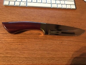  Custom Made Knife South American Alecrin HANDLE w/ custom tooled sheath - Picture 1 of 10