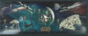 GROSSBRITANNIEN 2015 STAR WARS MINIATURBOGEN OHNE BARCODE POSTFRISCH, POSTFRISCH - Bild 1 von 1
