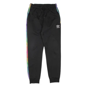 ADIDAS Womens Joggers Black Tapered S W24 L32 - Bild 1 von 6