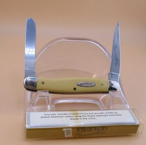 SCHRADE WALDEN MUSKRAT KNIFE - SWA787Y w/ ORIGINAL TUBE PACKAGING -  By CAMILLUS - Picture 1 of 10