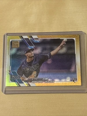 2021 Topps Update Series - Rookie Debut Shane McClanahan #US191 Gold Foil (RC) - Image 1 of 2