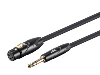 Monoprice  XLR Female to 1/4Inch TRS Male Cable - 3 Feet | 16AWG, Gold Plated - Image 1 of 4