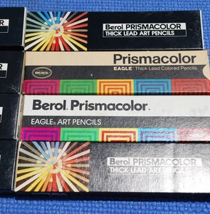 Vintage New Old Stock Berol Prismacolor Kunststifte 48 kt 4 Schachteln Grautöne - Bild 1 von 7