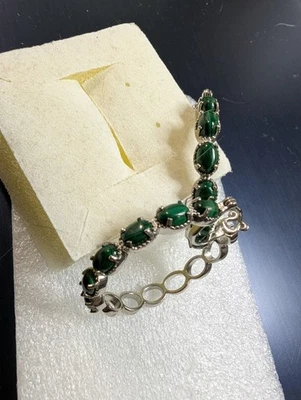 Pendientes Malaquita 6x4mm Acero Inoxidable 1.44" DAD983 Foto 1 de 4