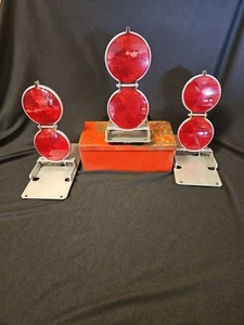 Vintage Anthes FP M Kit Pannen Notfall Reflektor Set in original Metallbox - Bild 1 von 8