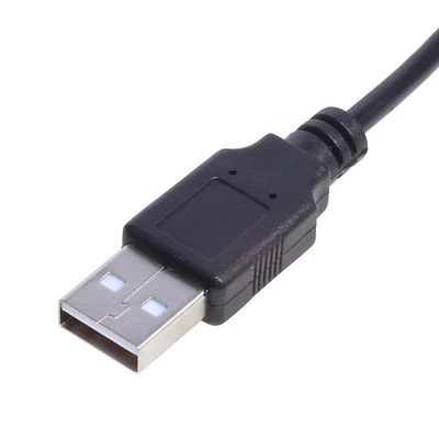 USB 2.0 A Male To 3.5 x 1.35mm Male Charger Charging Cable DC Power Supply 80cm - Image 1 of 4