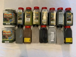 HO Scale Lot of 16 Open Bottles of Landscaping Materials - Bild 1 von 9
