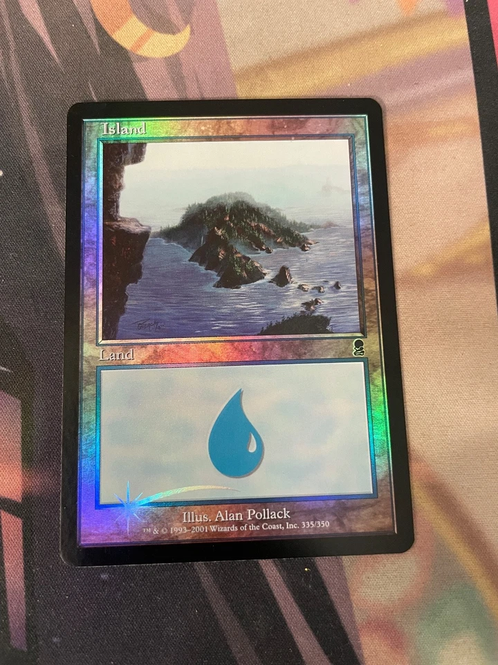 MTG - ISLAND - FOIL - COMMON - ODYSSEY - NM - 335/350 - Image 1 of 1