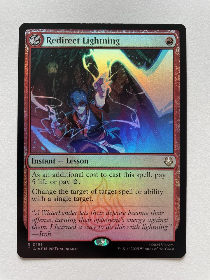 MTG  Redirect Lightning FOIL  0151  TLA - Image 1 of 2