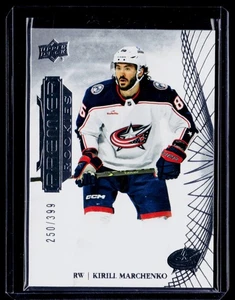 2022-23 Upper Deck Premier Rookies KIRILL MARCHENKO 127 #/399 Blue Jackets UD RC - Picture 1 of 3