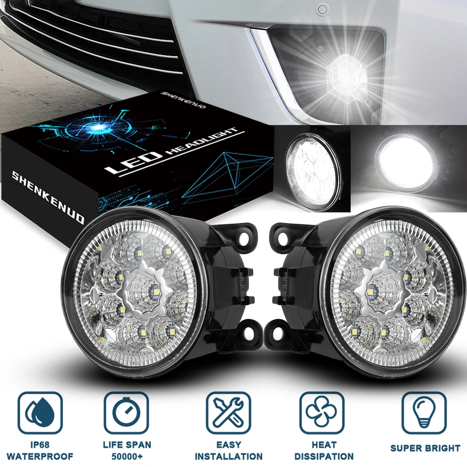 Luces antiniebla LED luces de conducción del parachoques delantero para BMW Z4 2.5i 2003 2004 2.5L Foto 1 de 4