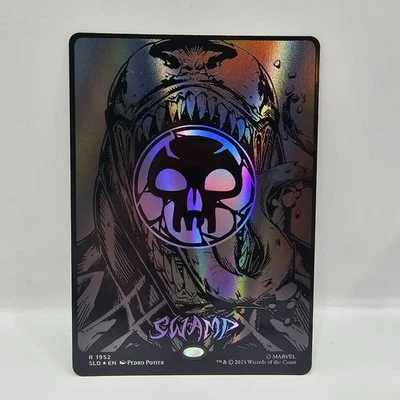 Swamp NM #1952 Mana Symbiote Raised Foil MTG Secret Lair - Image 1 of 2