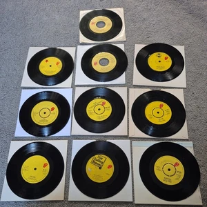 The Rolling Stones 7" Vinyl Single Record Job Lot X10 angle,  brown sugar , fool - Picture 1 of 11