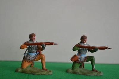 Britains Swoppets Medieval Crossbowmen Set of 2 - Image 1 of 2