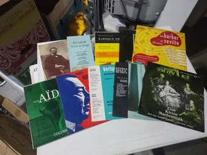 10 VINYL 45 RECORDS CLASSICAL & OPERA MOZART, AIDA, RACHMANINOFF, ROSSINI - Picture 1 of 11