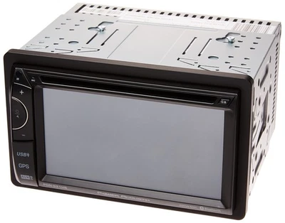 Power Acoustik PDN-621HB Double DIN DVD/CD/AM/FM/MP3/MP4 Bluetooth Navigation... - Image 1 of 3