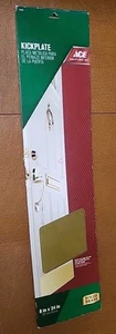 8”x34” Solid Brass Door Kick Plate Ace Hardware - Picture 1 of 8
