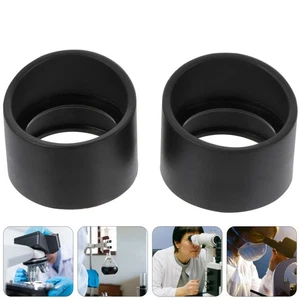 2 Pcs Microscope Goggles Binocular Eyepiece Covers Man Travel for - Picture 1 of 12