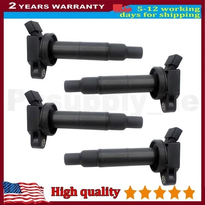 4PCS Ignition Coils 90919-02244 For Toyota Camry 2009-2011 Rav4 2000-2005 Tarago - Image 1 of 4