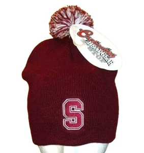 Stanford Cardinal Mens Beanie Pom Winter Hat Cap New Tags Ncaa - Picture 1 of 2