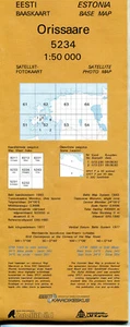 Mappa base Estonia/Eesti Baaskaart - 5233 ORISSAARE, 1:50 000, ed.1998 - Foto 1 di 5