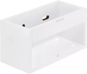 Zomo VS-Box 1/45 Vinyl Record Storage 12 inch in White flat pack wall mounted - Afbeelding 1 van 1