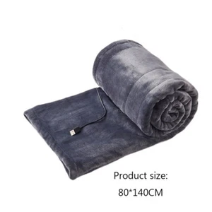5V USB Heated Shawl Electric Soft Plush Flannel Washable Warm Throw Blanket - Picture 1 of 18