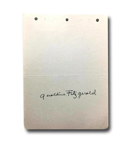 Geraldine Fitzgerald Hand Signed Album Page Cut JSA COA Autograph Actress - Picture 1 of 2