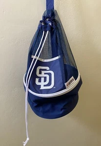 San Diego Padres Drawstring Bag Mesh MLB Insulated Cooler Lunch Box Mission Fed - Picture 1 of 8