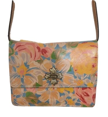 Patricia Nash Consilina Leather Crossbody Bag-Citrus Rose-NWT-Orig. $169 - Image 1 of 4